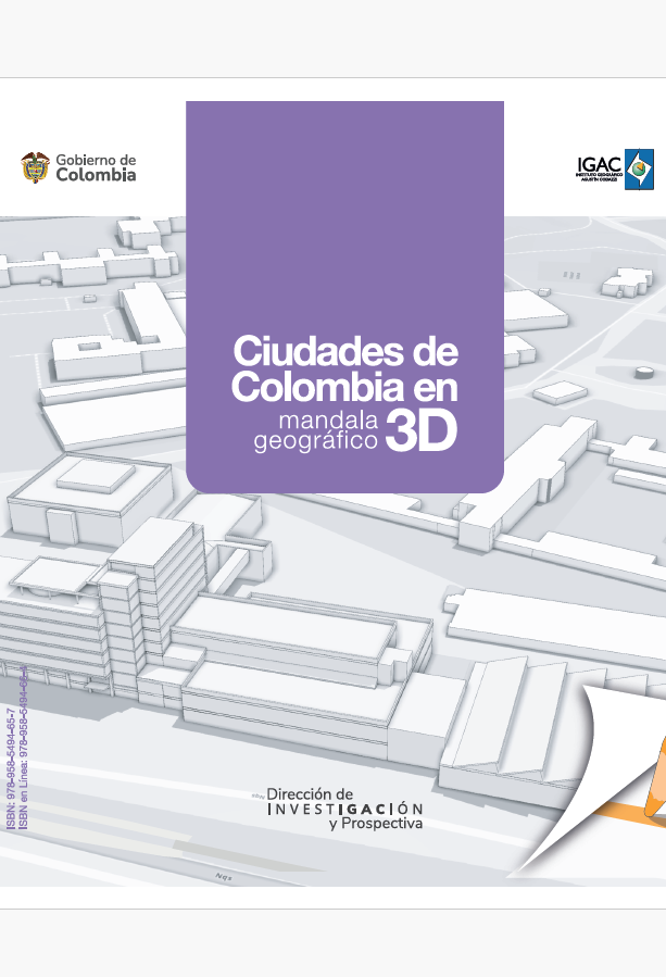 Ciudades de Colombia en 3D, mandala Geográfico