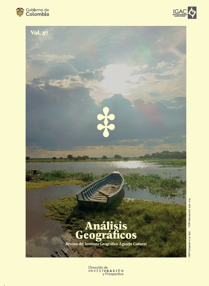 Revista Análisis Geográficos vol. 57