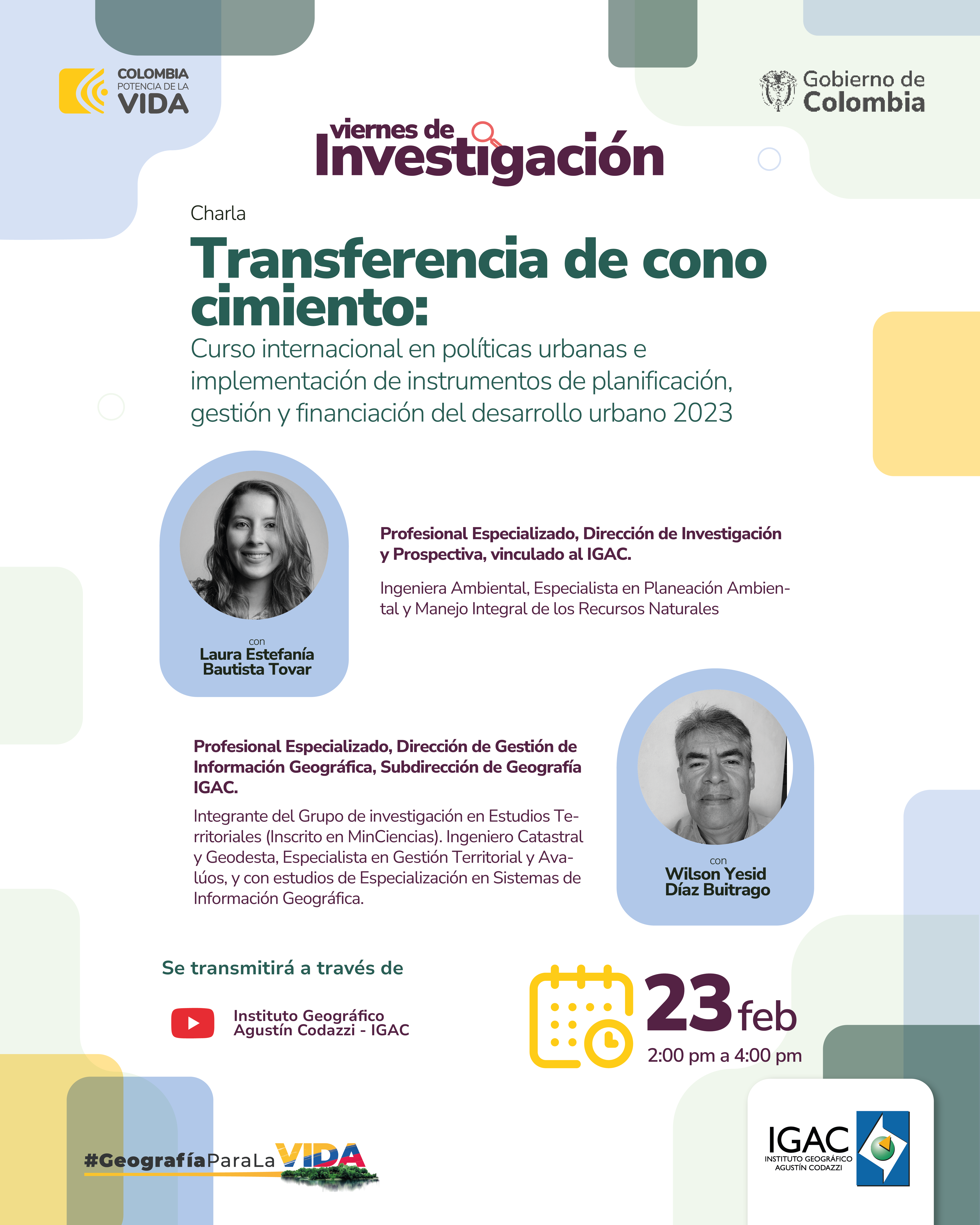 Transferencia de conocimiento: Curso internacional en políticas urbanas 