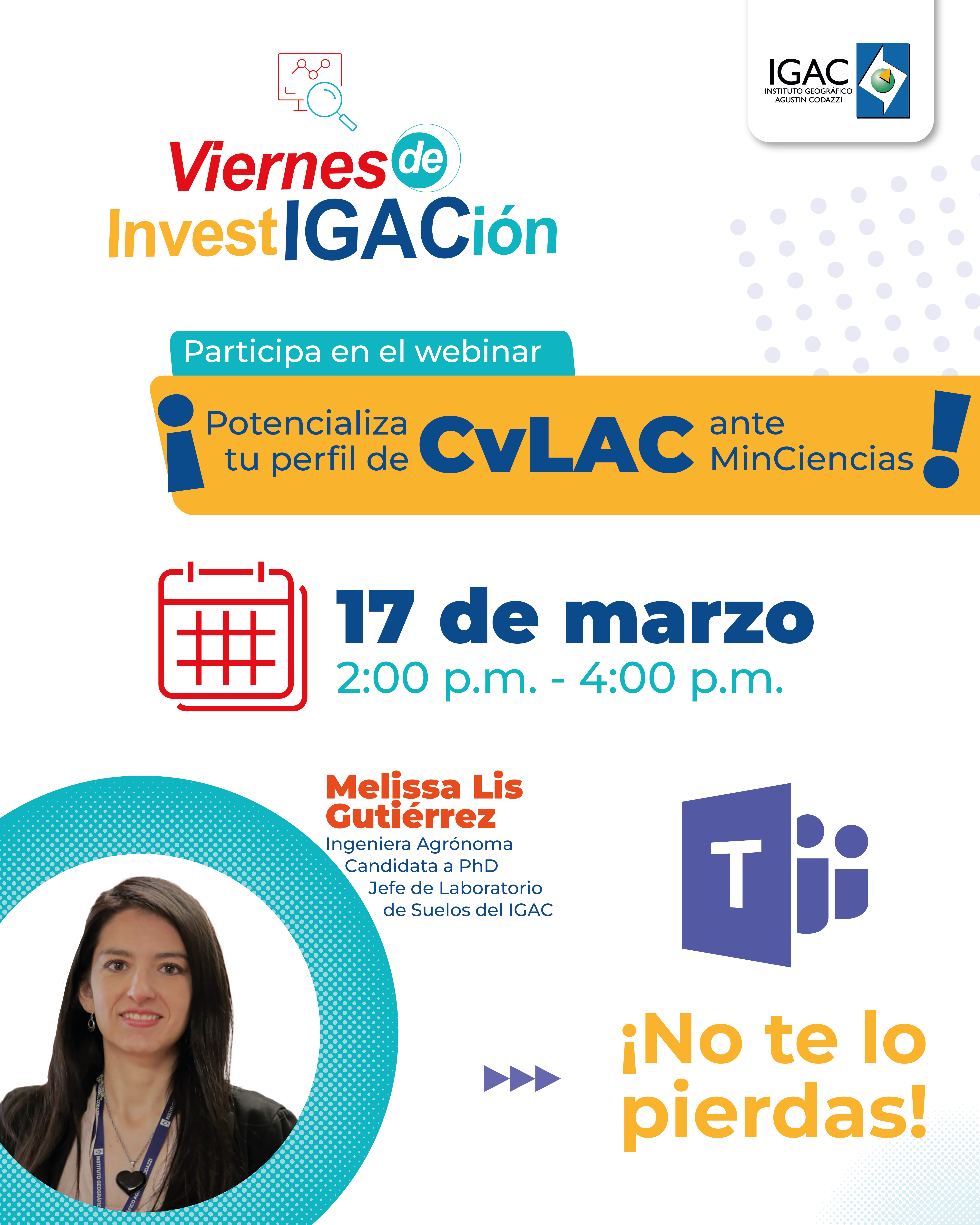 Potencializa tu perfil de CvLAC ante MinCiencias