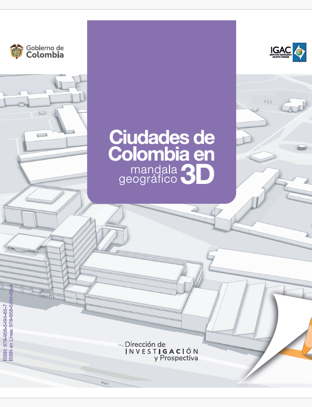 Ciudades de Colombia en 3D, mandala Geográfico