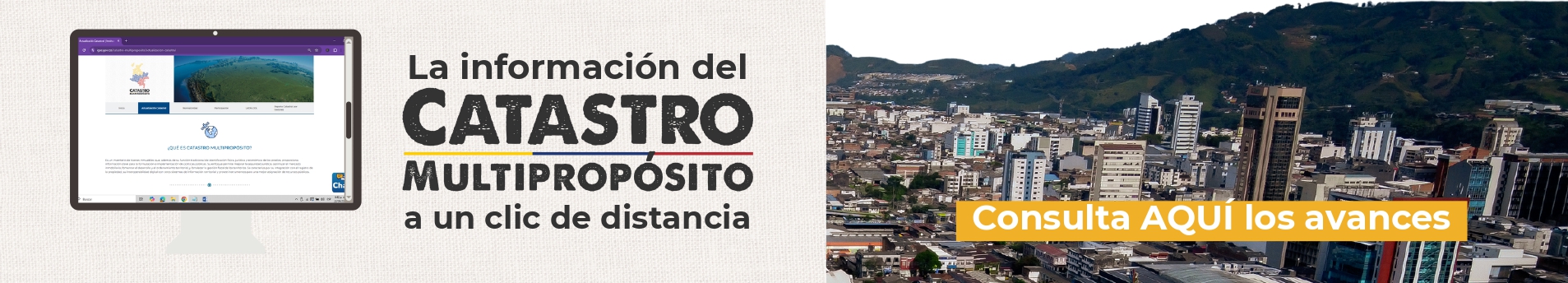 Visitar sitio Catastro multiproposito