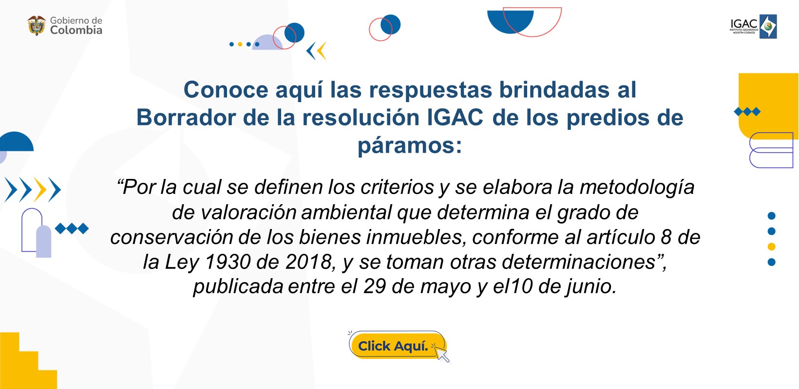 Conoce las respuestas al borrador de la resolución IGAC por la cual se definen los criterios y se elabora la metodología de valoración ambiental